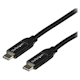 A small tile product image of Startech 2m USB C to USB C Cable w/ 5A PD - USB 2.0 USB-IF Certified