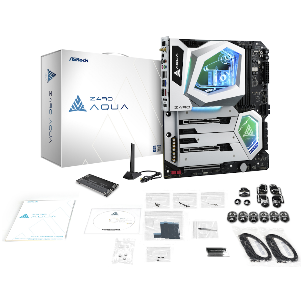 Buy Now | ASRock Z490 Aqua LGA1200 ATX Desktop Motherboard | PLE ...