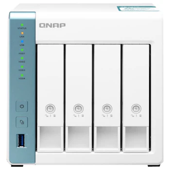 Product image of QNAP TS-431K 1.7Ghz 1GB 4 Bay NAS Enclosure - Click for product page of QNAP TS-431K 1.7Ghz 1GB 4 Bay NAS Enclosure
