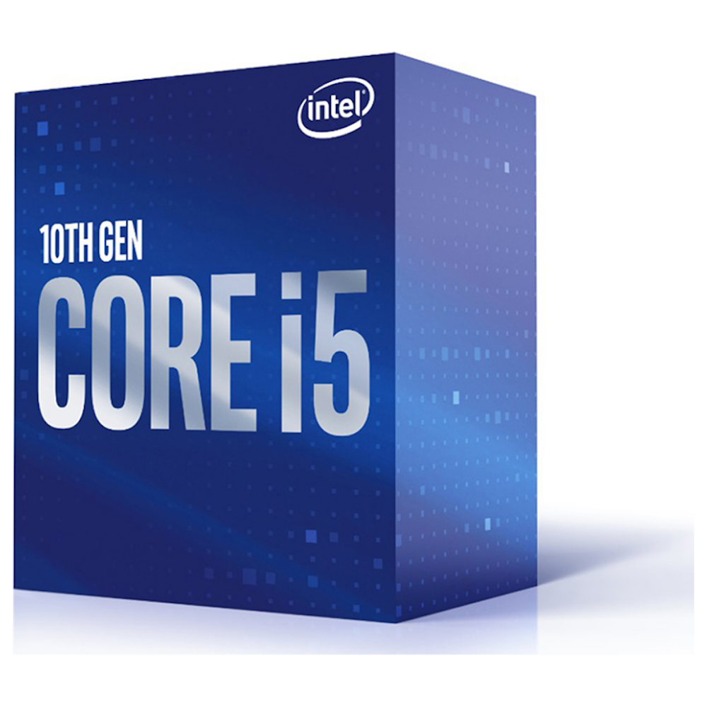 A large main feature product image of Intel Core i5 10400 2.9GHz Comet Lake 6 Core 12 Thread LGA1200 - Retail Box
