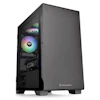 A product image of Thermaltake S100 mATX Black Mid Tower Case w/ Tempered Glass Side Panel