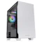 A small tile product image of Thermaltake S100 mATX White Mid Tower Case w/ Tempered Glass Side Panel