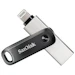 A product image of SanDisk iXpand Go USB3.0/Lightning Flash Drive - 128GB
