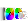 A product image of ID-COOLING ZoomFlow 240X SNOW RGB AIO CPU Liquid Cooler