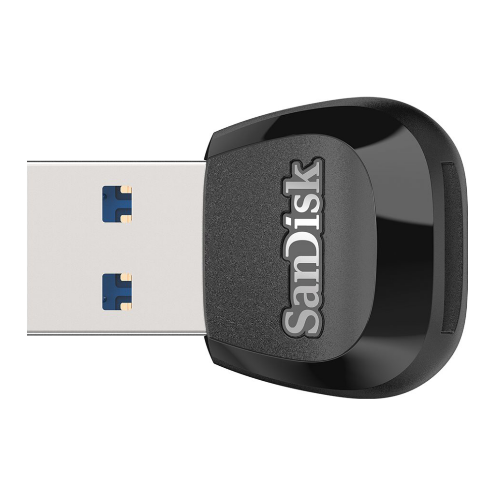 A large main feature product image of SanDisk MobileMate USB3.0 MicroSD Card Reader