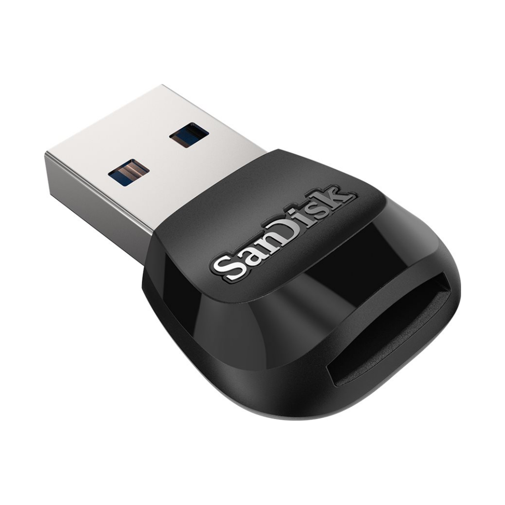 A large main feature product image of SanDisk MobileMate USB3.0 MicroSD Card Reader