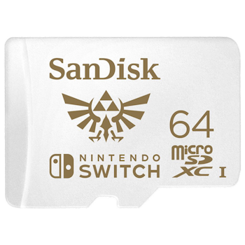 Product image of SanDisk & Nintendo 64GB UHS-I MicroSDXC Card - Click for product page of SanDisk & Nintendo 64GB UHS-I MicroSDXC Card