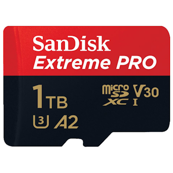 Product image of SanDisk Extreme Pro 1TB UHS-I MicroSDXC Card - Click for product page of SanDisk Extreme Pro 1TB UHS-I MicroSDXC Card