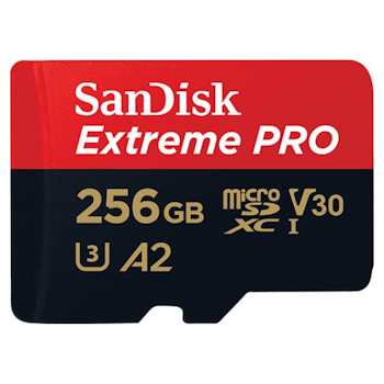 Product image of SanDisk Extreme Pro 256GB UHS-I MicroSDXC Card - Click for product page of SanDisk Extreme Pro 256GB UHS-I MicroSDXC Card