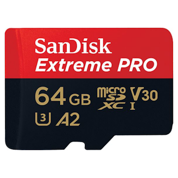 Product image of SanDisk Extreme Pro 64GB UHS-I MicroSDXC Card - Click for product page of SanDisk Extreme Pro 64GB UHS-I MicroSDXC Card