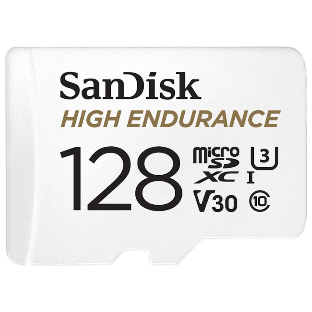 SanDisk High Endurance microSDXC U3 V30 UHS-I microSD Card - 128GB