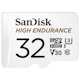 A small tile product image of SanDisk High Endurance 32GB UHS-I MicroSDXC Card
