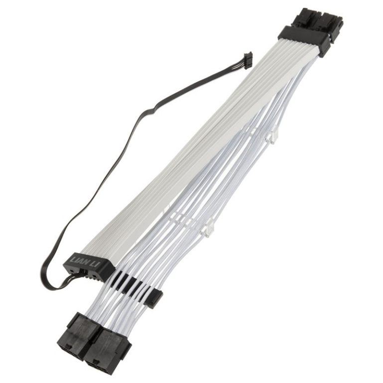 A large main feature product image of Lian Li Strimer Plus 8-Pin PCIe ARGB LED Extension Cable