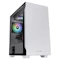 A small tile product image of Thermaltake S100 mATX White Mid Tower Case w/ Tempered Glass Side Panel