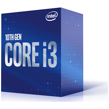 Product image of Intel Core i3 10100 Comet Lake 4 Core 8 Thread Up To 4.3Ghz LGA1200 - Retail Box - Click for product page of Intel Core i3 10100 Comet Lake 4 Core 8 Thread Up To 4.3Ghz LGA1200 - Retail Box