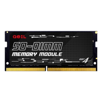Product image of GeIL 8GB Single (1x8GB)  DDR4 SO-DIMM 1.2V C19 2666MHz - Black - Click for product page of GeIL 8GB Single (1x8GB)  DDR4 SO-DIMM 1.2V C19 2666MHz - Black