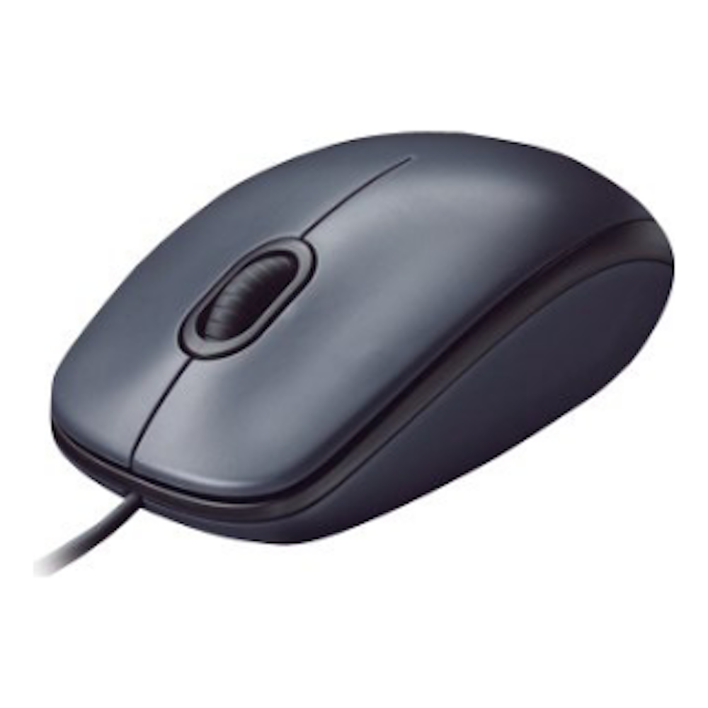 A large main feature product image of Logitech M90 Corded Mouse