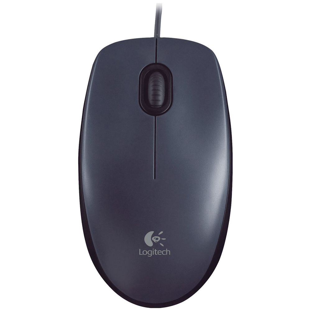 A large main feature product image of Logitech M90 Corded Mouse