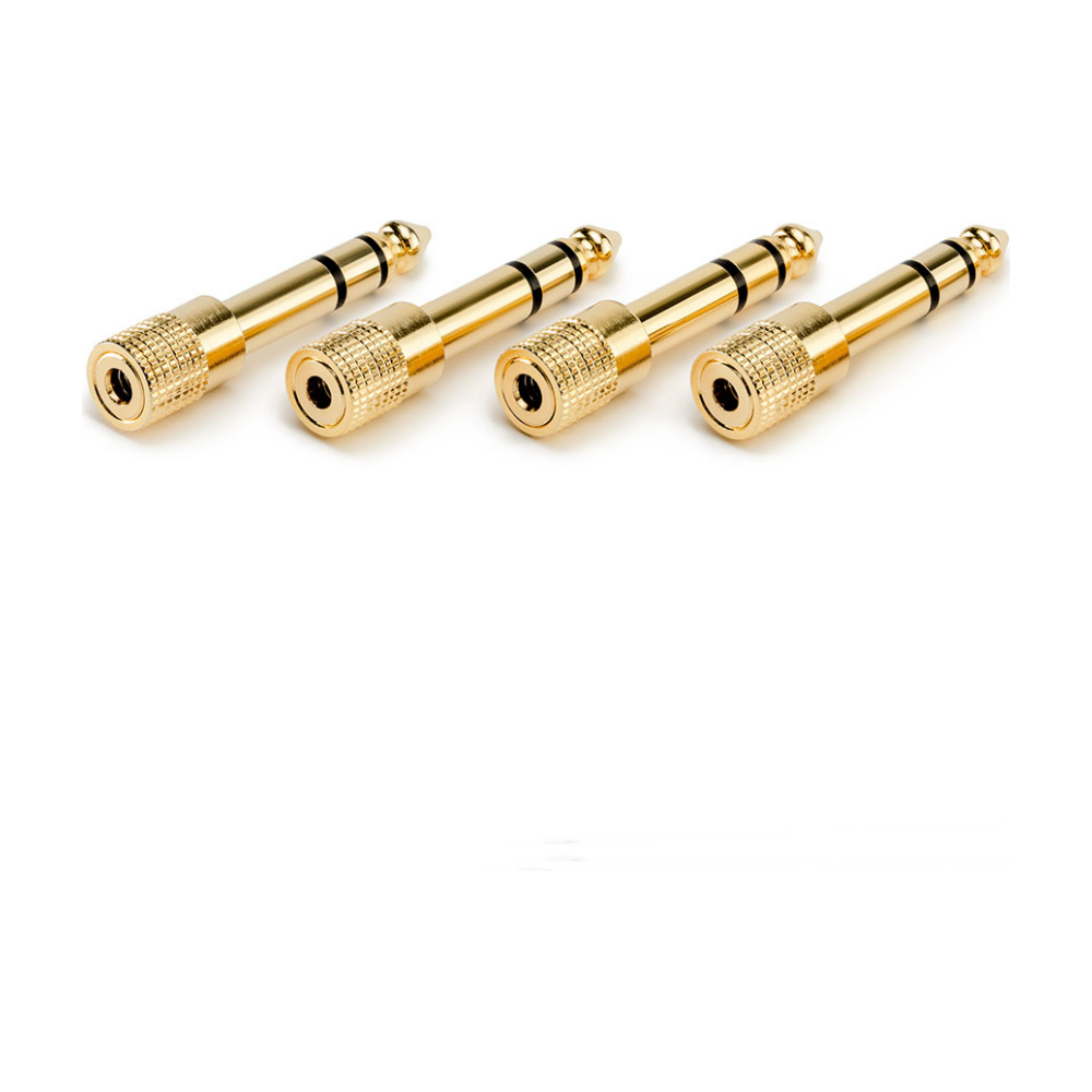 A large main feature product image of RODE 3.5mm to ¼ inch Headphone Adapter 4-Pack