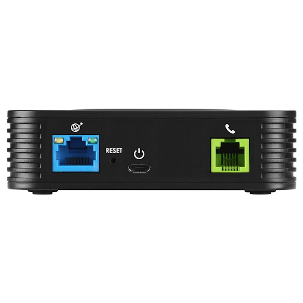 A large main feature product image of Grandstream HT801 1 Port VoIP ATA