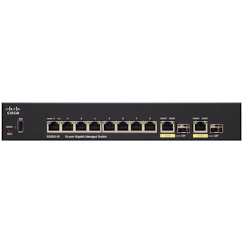 Product image of Cisco 350 Series 10 Port Managed Gigabit Switch - Click for product page of Cisco 350 Series 10 Port Managed Gigabit Switch