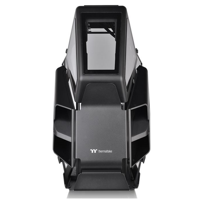 A large main feature product image of Thermaltake AH T600 Black Full Tower Open Frame Case w/ Tempered Glass Side Panel