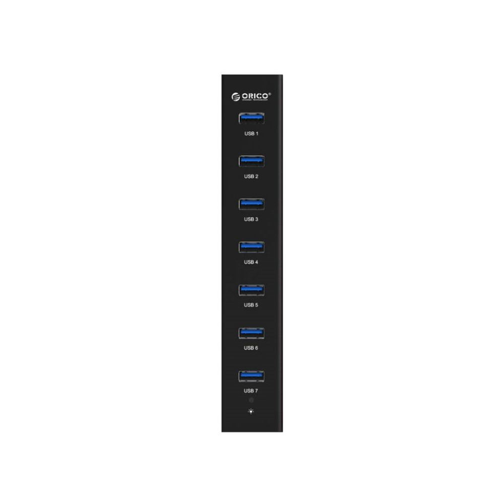 A large main feature product image of ORICO 7 Port SuperSpeed USB 3.0 Hub
