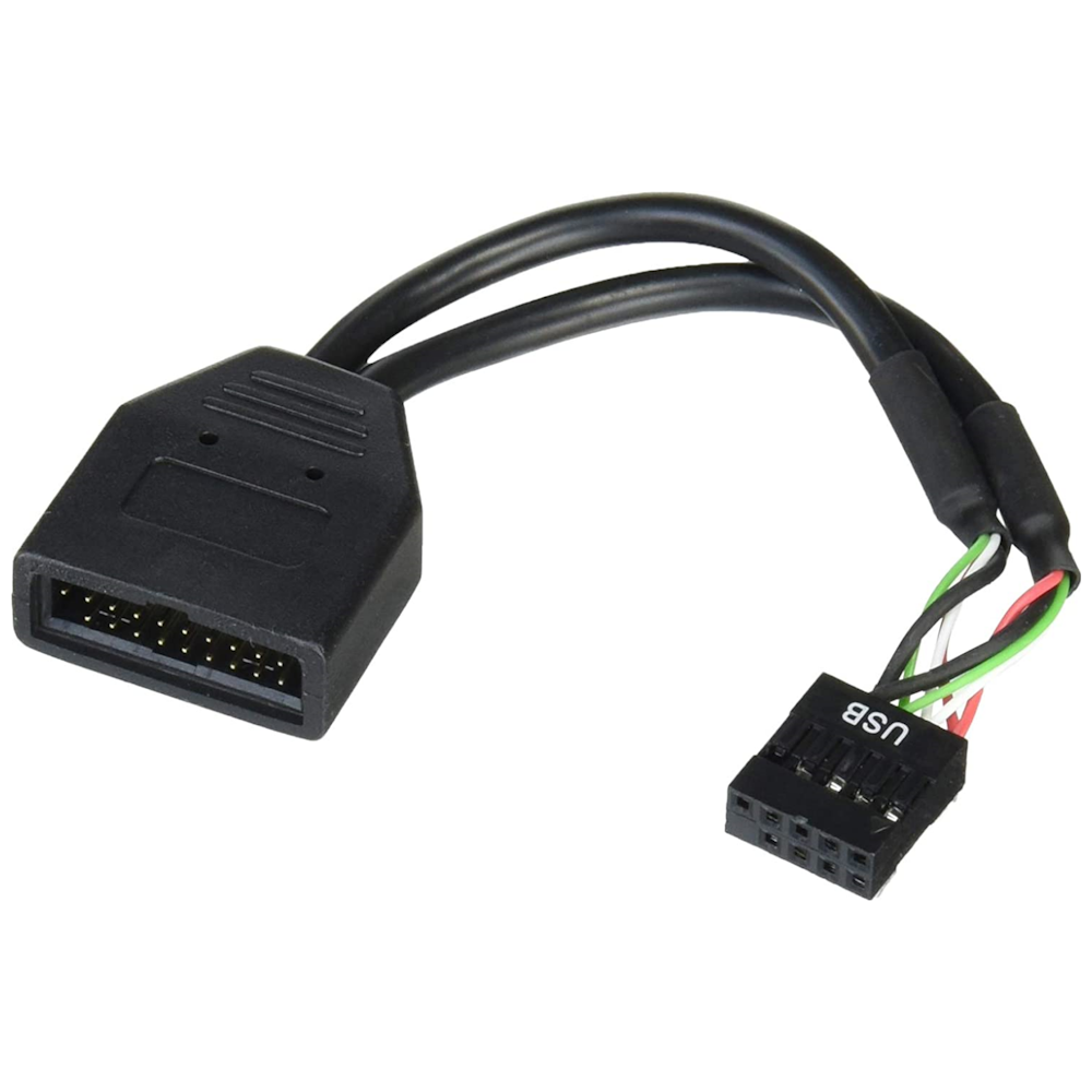 USB 3.0 19 Pin/20Pin Internal Extension Header 1 to 2 Adapter Splitter Cable