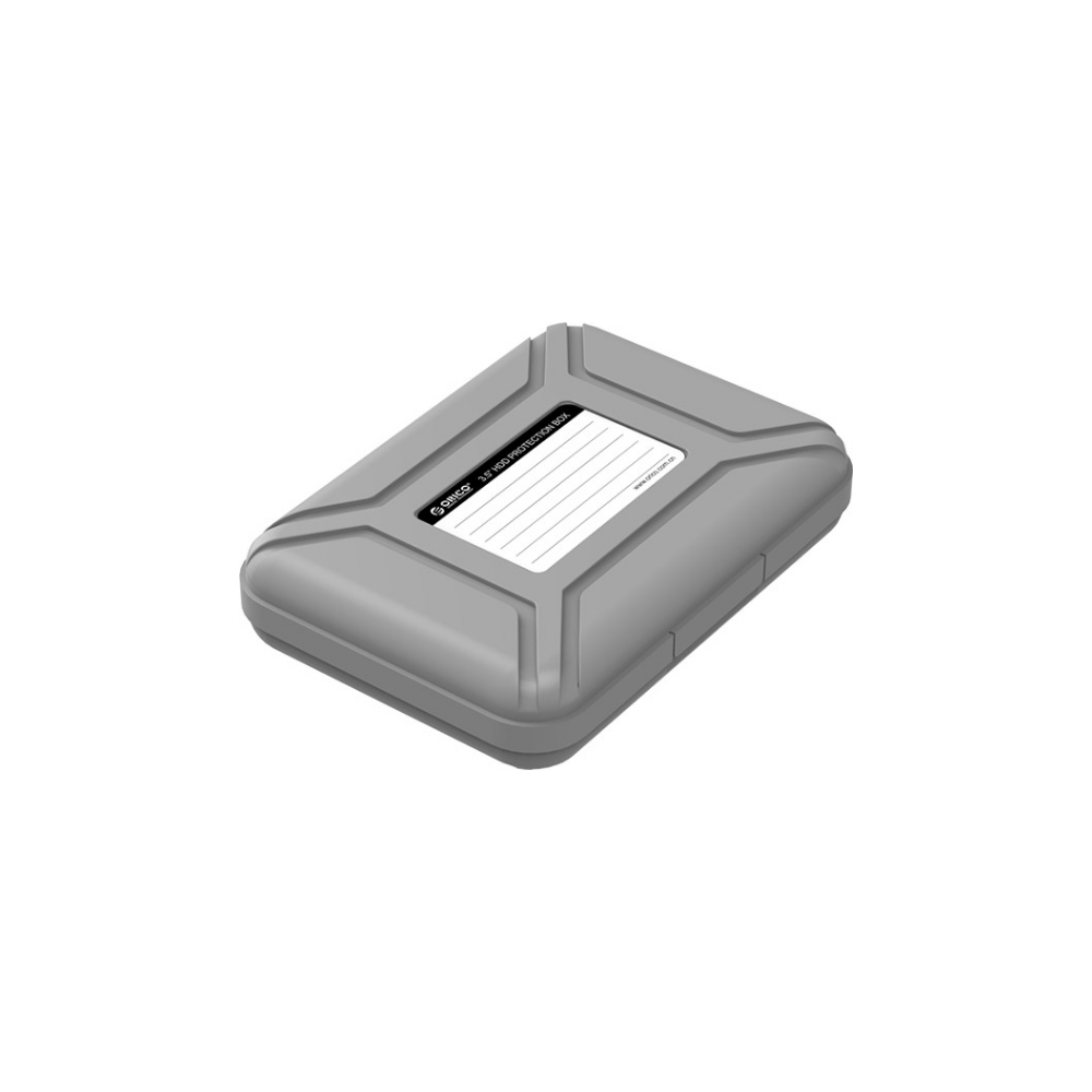 A large main feature product image of ORICO 3.5 inch HDD Protective Storage Case - Grey