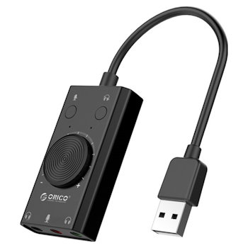 Product image of ORICO Multifunction USB External Sound Card - Click for product page of ORICO Multifunction USB External Sound Card