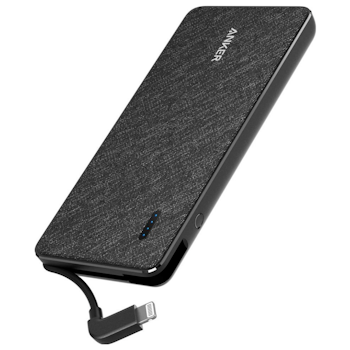 Product image of ANKER PowerCore+ Metro 10000 with Built-In Lighting Connector - Black Fabric - Click for product page of ANKER PowerCore+ Metro 10000 with Built-In Lighting Connector - Black Fabric