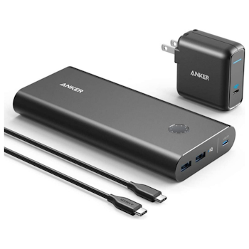 Product image of ANKER PowerCore+ 26800 PD 45W with PD Charger - Black Metal - Click for product page of ANKER PowerCore+ 26800 PD 45W with PD Charger - Black Metal