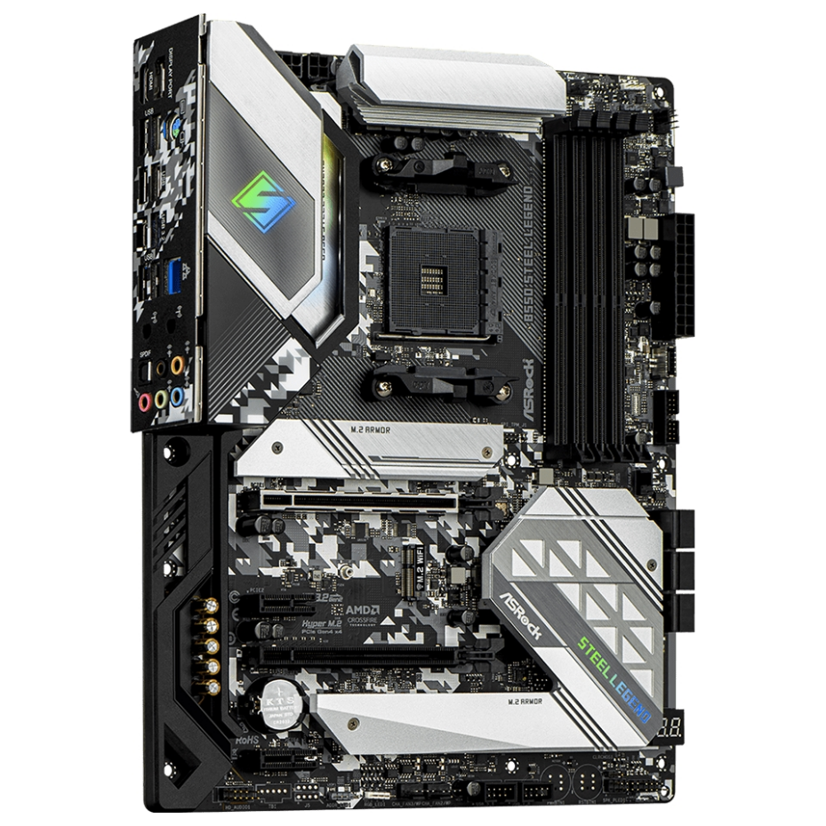 Buy Now | ASRock B550 Steel Legend AM4 ATX Desktop Motherboard | PLE
