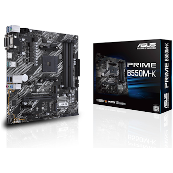 Product image of ASUS PRIME B550M-K AM4 mATX Desktop Motherboard - Click for product page of ASUS PRIME B550M-K AM4 mATX Desktop Motherboard