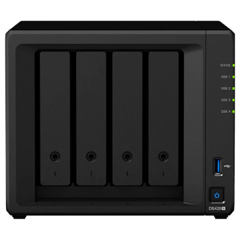 Product image of Synology DiskStation DS420+ Celeron 2GB 4 Bay NAS Enclosure - Click for product page of Synology DiskStation DS420+ Celeron 2GB 4 Bay NAS Enclosure