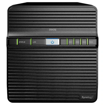 Product image of Synology DiskStation DS420J Quad Core 1.4Ghz 1GB 4 Bay NAS - Click for product page of Synology DiskStation DS420J Quad Core 1.4Ghz 1GB 4 Bay NAS