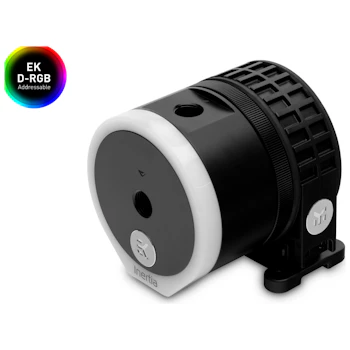 Product image of EK Quantum Inertia D5 PWM D-RGB - Acetal - Click for product page of EK Quantum Inertia D5 PWM D-RGB - Acetal