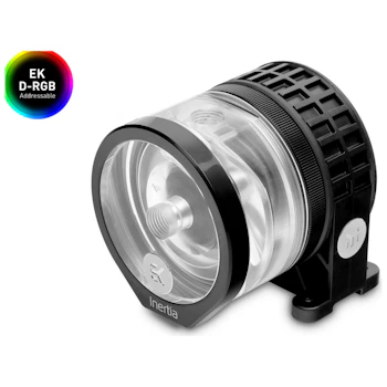 Product image of EK Quantum Inertia D5 PWM D-RGB - Plexi - Click for product page of EK Quantum Inertia D5 PWM D-RGB - Plexi