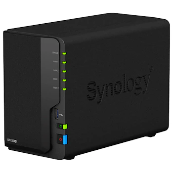 Product image of Synology DiskStation DS220+ Celeron Dual Core 2.0Ghz 2 Bay 2GB NAS Enclosure - Click for product page of Synology DiskStation DS220+ Celeron Dual Core 2.0Ghz 2 Bay 2GB NAS Enclosure