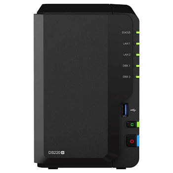 Product image of Synology DiskStation DS220+ Celeron Dual Core 2.0Ghz 2 Bay 2GB NAS Enclosure - Click for product page of Synology DiskStation DS220+ Celeron Dual Core 2.0Ghz 2 Bay 2GB NAS Enclosure