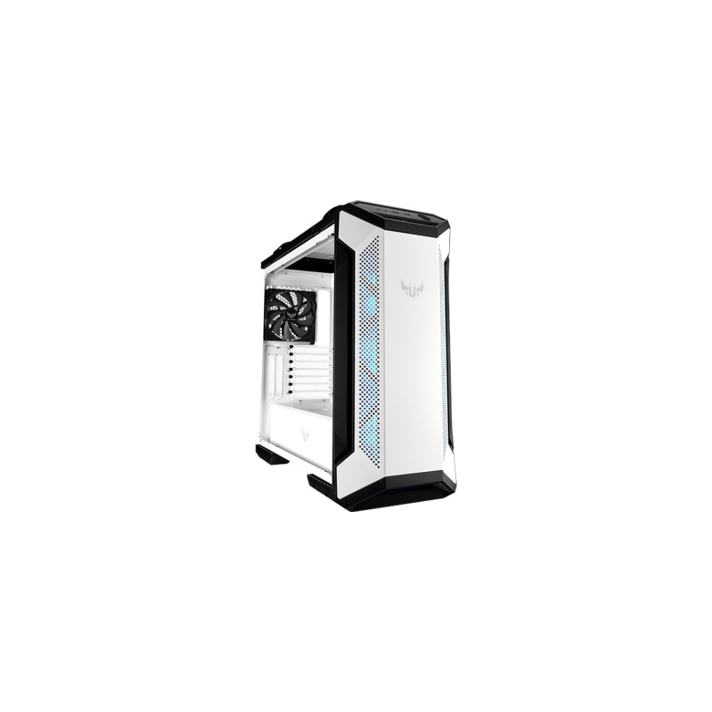 A large main feature product image of ASUS TUF Gaming GT501 Mid Tower Case - White