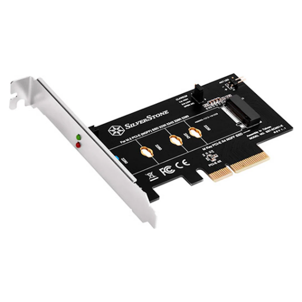 SilverStone M.2 PCIe/NVMe SSD To PCIe x4 Adapter