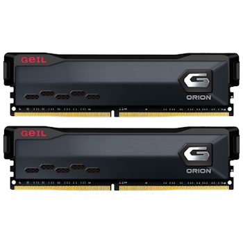 Product image of GeIL 16GB Kit (2x8GB) DDR4 Orion C18 3600MHz - Charcoal Grey - Click for product page of GeIL 16GB Kit (2x8GB) DDR4 Orion C18 3600MHz - Charcoal Grey