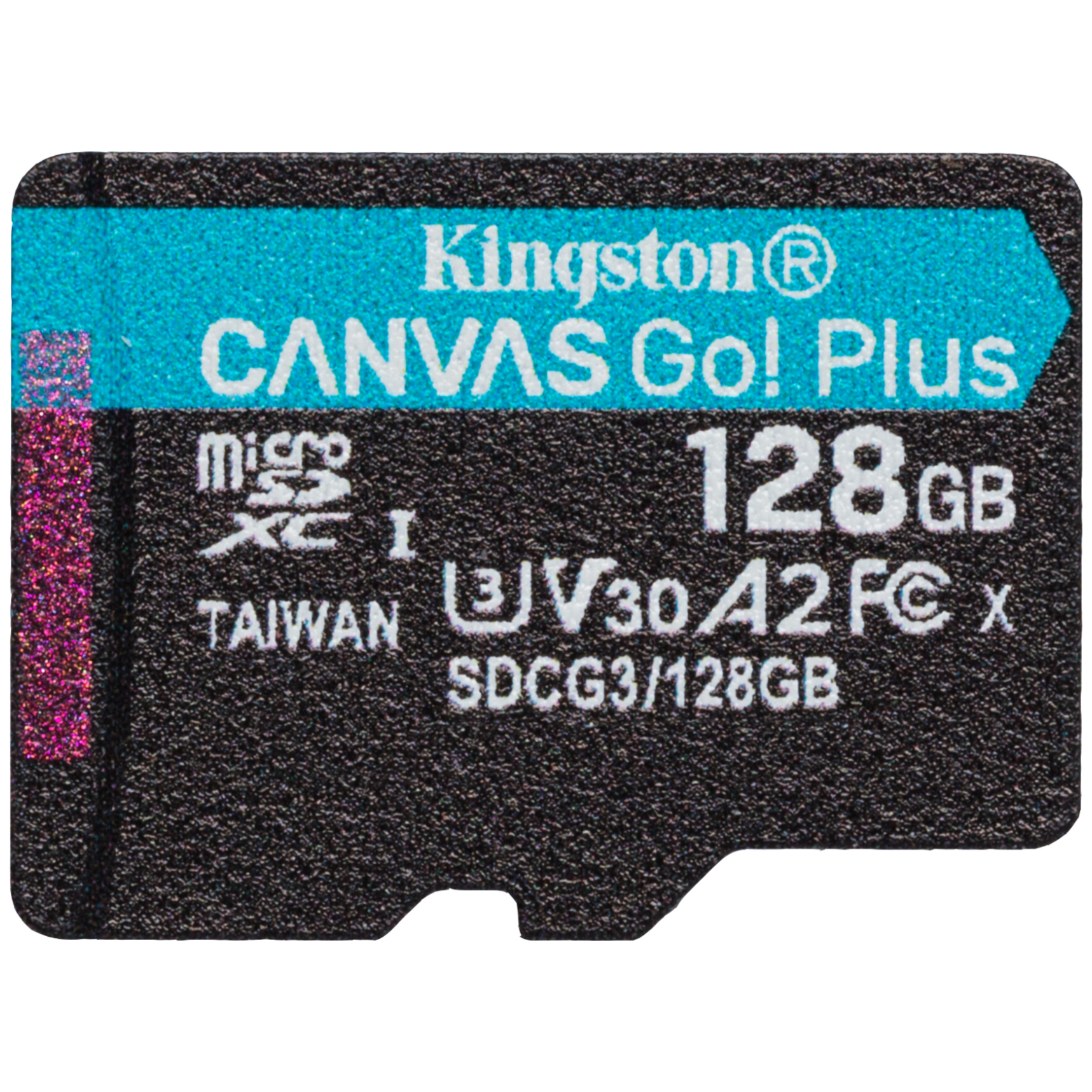 Kingston Canvas Go! Plus 128GB microSDXC U3 V30 A2 UHS-I microSD