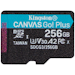 A product image of Kingston Canvas Go! Plus MicroSD 256GB