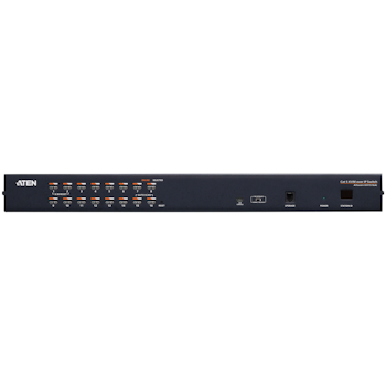 Product image of ATEN 1-Console High Density Cat 5 KVM Over IP 16 Port with Daisy-Chain Port - Click for product page of ATEN 1-Console High Density Cat 5 KVM Over IP 16 Port with Daisy-Chain Port