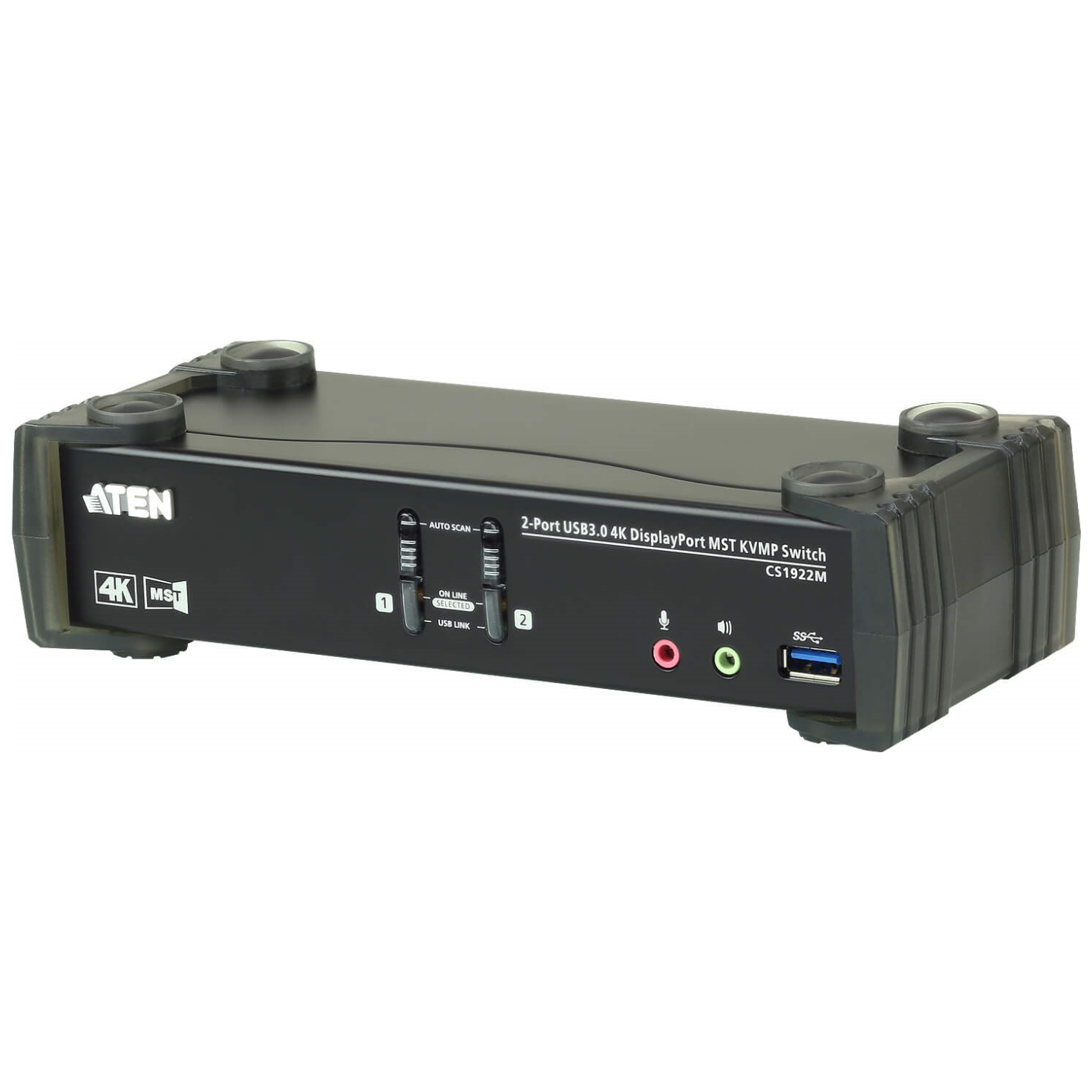 Port USB 3.0 4K DisplayPort KVMP Switch 
