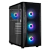 A product image of SilverStone FARA B1 Lucid Rainbow Mid Tower Case w/ Tempered Glass Side Panel
