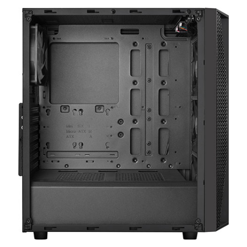 A large main feature product image of SilverStone FARA B1 Lucid Rainbow Mid Tower Case w/ Tempered Glass Side Panel
