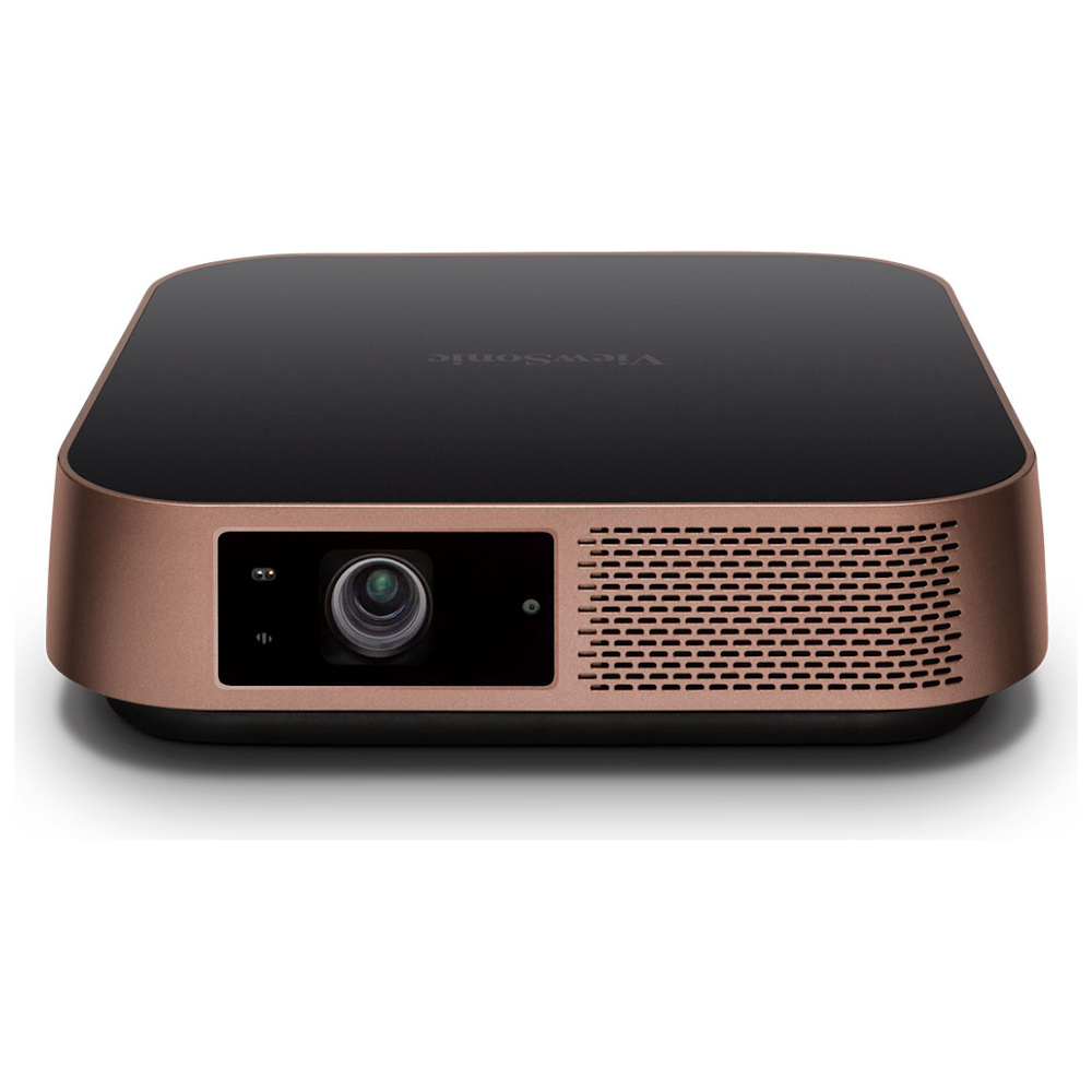 A large main feature product image of ViewSonic M2 1200 Lumen Full HD LED Projector